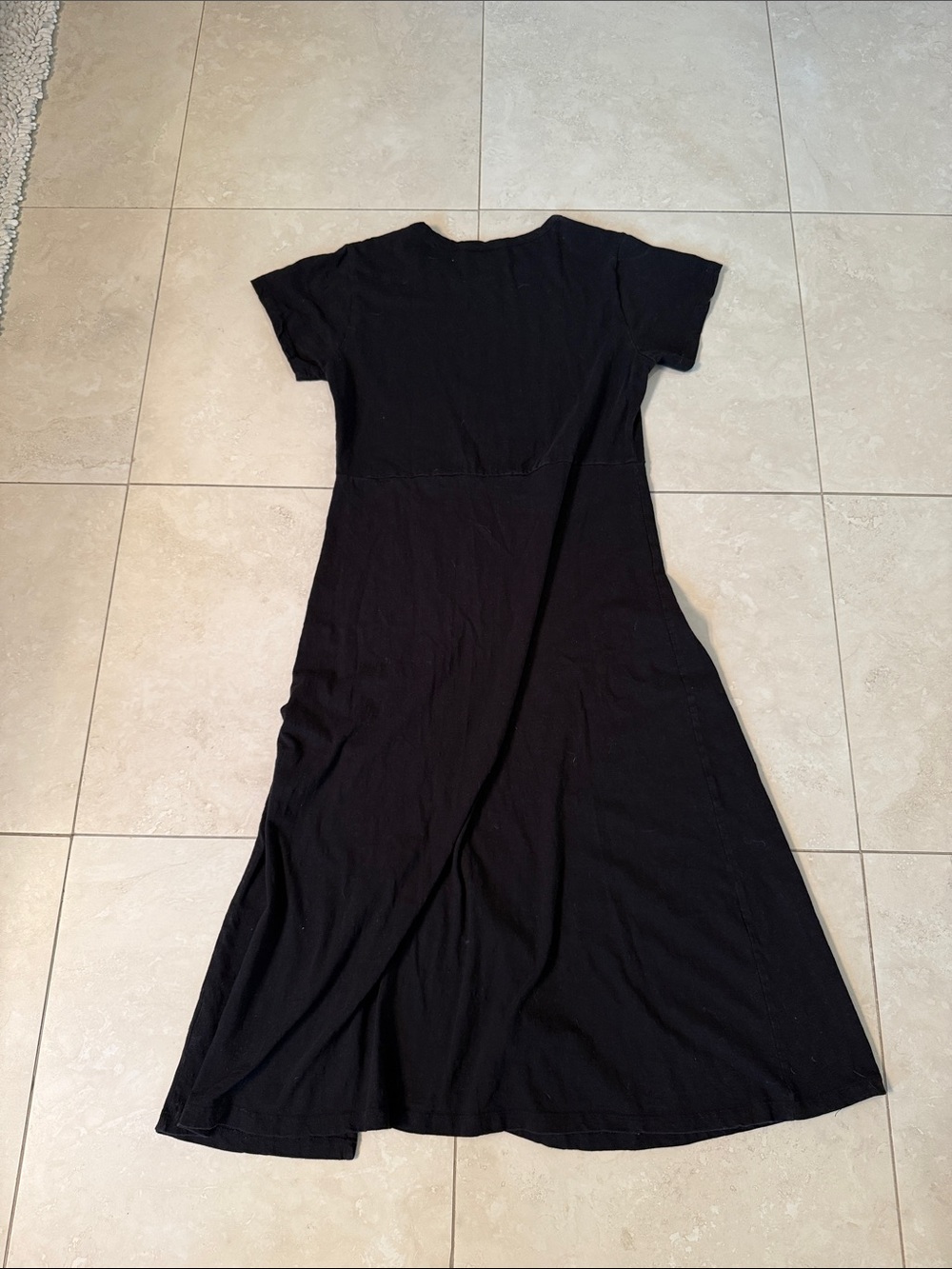 Known Supply 100% Organic Cotton Short-Sleeve Midi Dress Boho Earthy Coastal - Picture 5 of 5